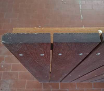 Costruzione con Struttura portante in megatelli di legno massello zeppati